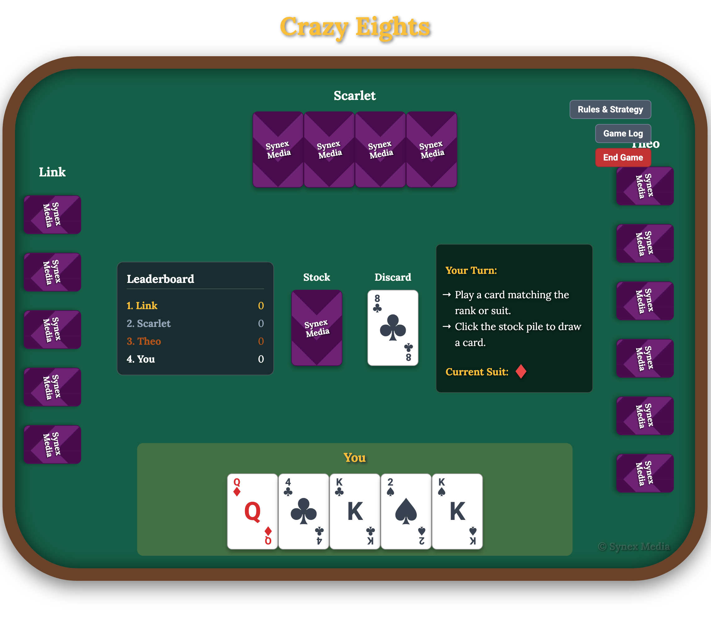 Crazy Eights Screenshot